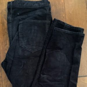 Banana Republic Men’s Black Corduroy 35x32 Slim